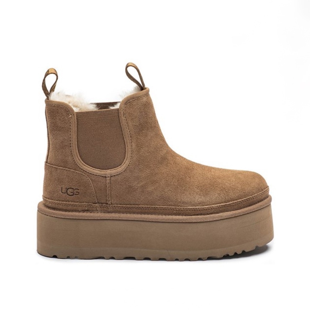 Womens UGG® Neumel Platform Chelsea Boot 
Chestnut